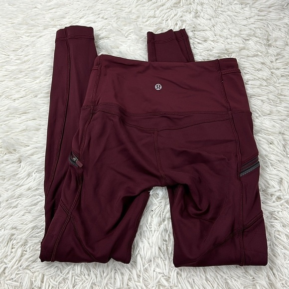 Lululemon Toasty Tech Tight II Garnet - Picture 6 of 6